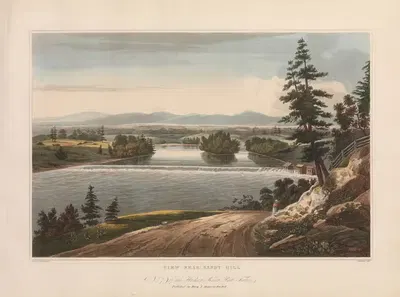 View Near Sandy Hill by John Hill, 1821–1822 — digital art print download