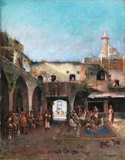 Сказочник by Леонардо де Манго, 1882 — digital art print download