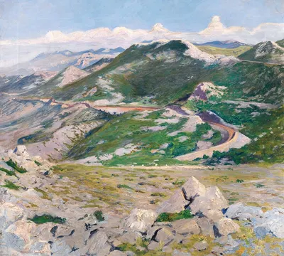 Croatia, a View of Velebit by Menci Clement Crnčić — digital art print download