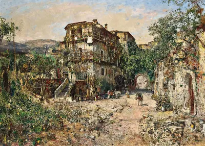 Озеро Гарда, Арко by Роберт Русс, c. 1914 — digital art print download
