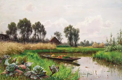 Летний день в Шпре-Лесе by Уолтер Мораз — digital art print download