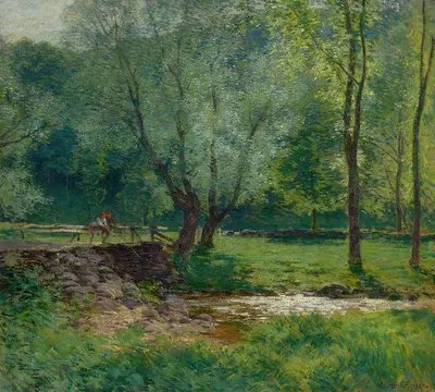 Поцелуй солнца by Уиллард Лерой Меткалф, 1908 — digital art print download