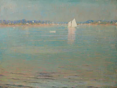 Afternoon on the Bay by William Worcester Churchill, 1908 — digital art print download