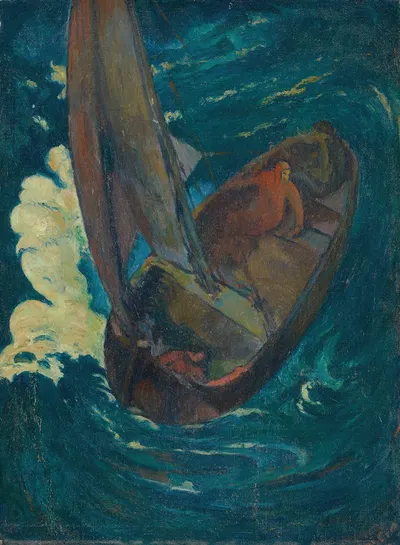 Homme dans une barque by Georges Daniel de Monfreid, 1914 — digital art print download