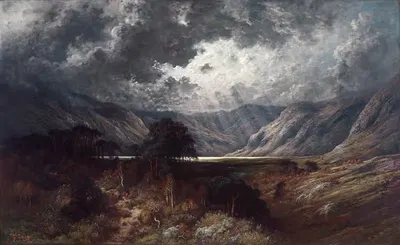 Loch Lomond by Gustave Doré, 1875 — digital art print download