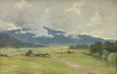 Clearing After Storm, Taos by Joseph Henry Sharp — digital art print download