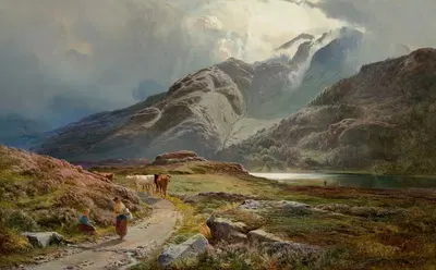 Блей Тарн by Сидни Ричард Пёрси, 1870 — digital art print download