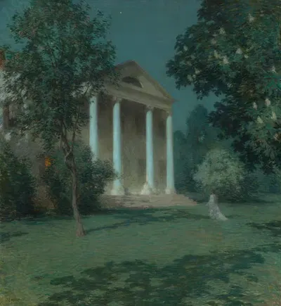 Майская ночь by Уиллард Лерой Меткалф, 1906 — digital art print download