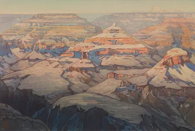 Гранд-Каньон, из серии "Соединенные Штаты by Ёсита Хироши, 1925 — digital art print download