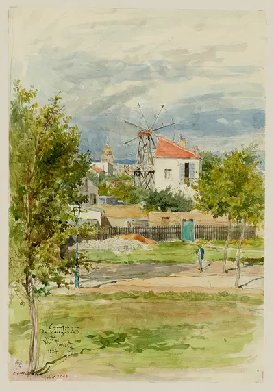 Кампань де Вогирар by Александр Прево, 1884 — digital art print download