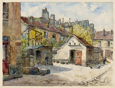 Участок патриархов, 10 улица Эпэ де Буа by Жорж-Анри Манесс, 1909 — digital art print download
