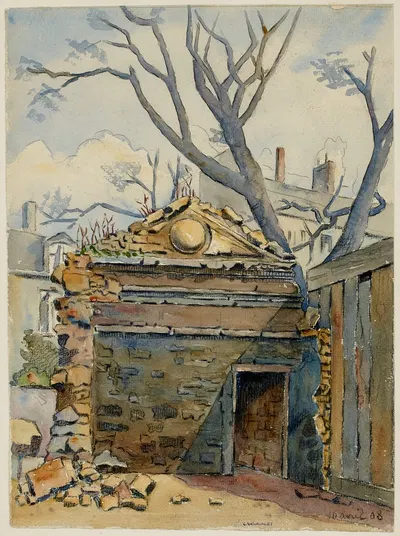 Улица дю Регар by Жорж-Анри Манесс, 1908 — digital art print download
