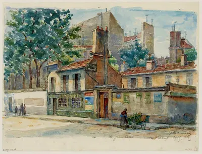 Серрюрье 10, улица Жан-Барт by Жорж-Анри Манесс, 1915 — digital art print download