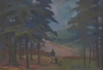 Парк Бруксайд by Джеймс С. Кулханек, 1942 — digital art print download