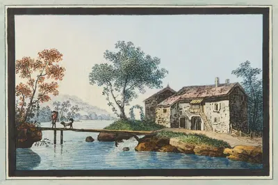 В Ланчи by Карл Людвиг Хакерт, 1740-1796 — digital art print download
