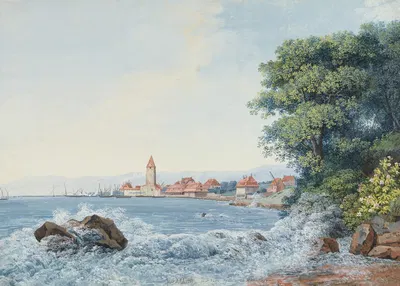 Вид на Уши by Карл Людвиг Хакерт, 1740-1796 — digital art print download