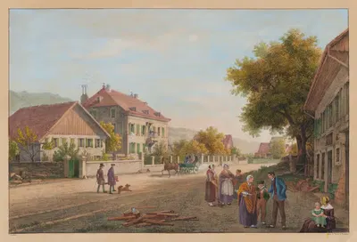 В Флёри by Шарль Эдуар Каламе, 1915-1945 — digital art print download