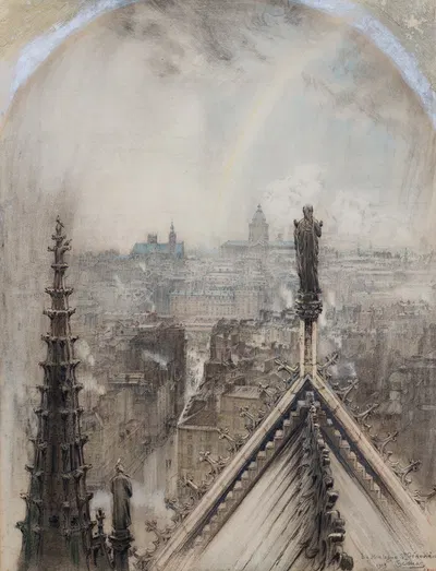 Гора Сен-Женевьева by Шарль Жуас, 1915-1945 — digital art print download