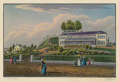 Ботанический сад в Цюрихе by Франц Шмид, 1915-1945 — digital art print download
