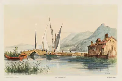 Виллернев (Во) by Фредерик-Франсуа д'Андеран, 1915-1945 — digital art print download