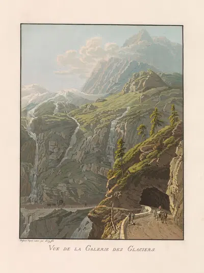 Вид на Галерею ледников by Габриэль Лори младший, 1811 — digital art print download