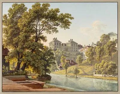 Schanz in Bern by Jacques Henri Juillerat — digital art print download