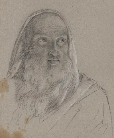 Biblical Figure by Jean Antoine Verschaeren — digital art print download