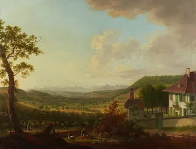 Vue de Sinneringen by Johann Caspar Ulinger — digital art print download