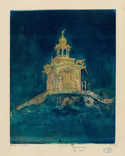 Le pavillon de verre by Pierre-Marcel Roy — digital art print download