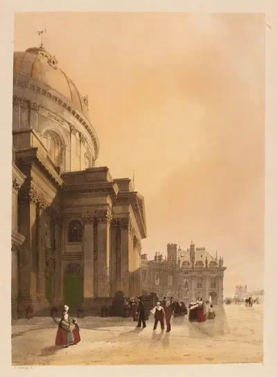 Часовня Института, Париж by Томас Шоттер Бойс — digital art print download