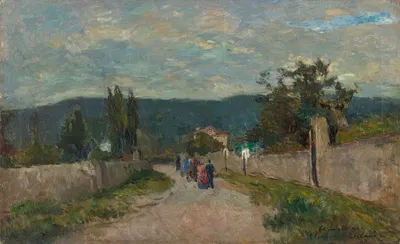 Процессия, Клермон-Ферран by Альбер Лебур, 1884 — digital art print download
