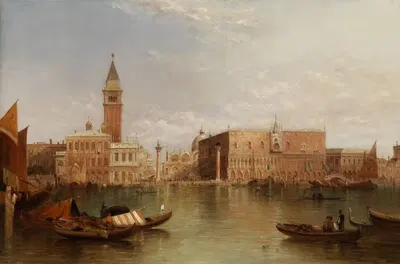 Ansicht von Venedig by Alfred Pollentine, 1885 — digital art print download