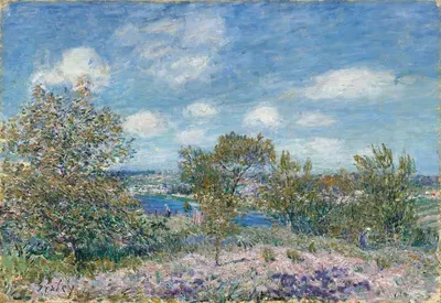 Après-midi de mai à By, près de Moret-sur-Loing by Alfred Sisley — digital art print download