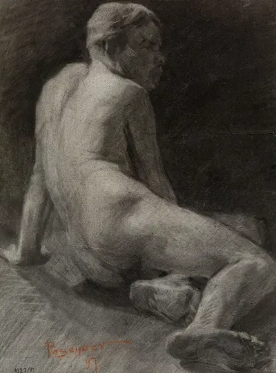 Nude by Жозеф Позенар, 1897 — digital art print download