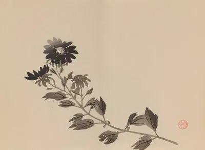 Keinen shūgajō Pl.24 by Имао Кейнин, 1906 — digital art print download