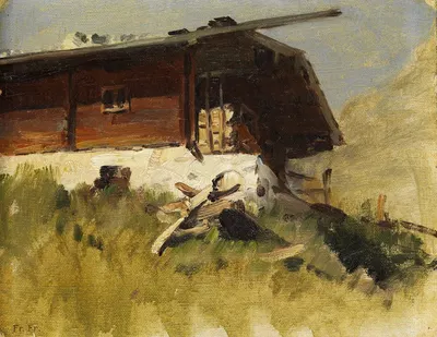 Berghof by Fritz Freund, 1909 — digital art print download