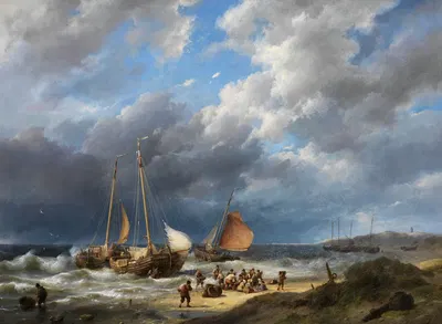 Свежий улов by Херманус Кеккок, 1843 — digital art print download