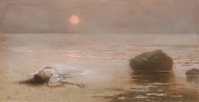 Утонулá by Якуб Шиканедер, 1893 — digital art print download