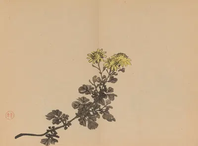 Keinen shūgajō Pl.34 by Имао Кейнин, 1906 — digital art print download