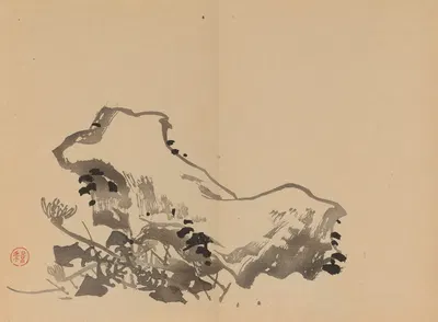 Keinen shūgajō Pl.35 by Имао Кейнин, 1906 — digital art print download