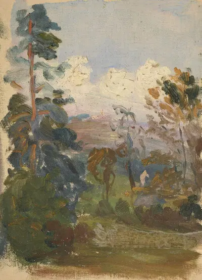 Пейзаж Кернуэ by Жанна Жегу-Кадар, 1919 — digital art print download