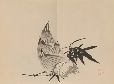 Keinen shūgajō Pl.37 by Имао Кейнин, 1906 — digital art print download