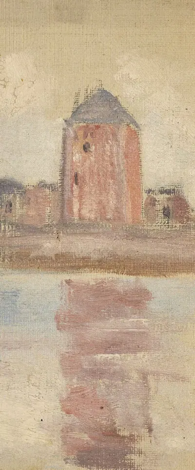 Вид на башню Вобана в Камаре-сюр-Мер by Жанна Жегу-Кадар, 1904 — digital art print download