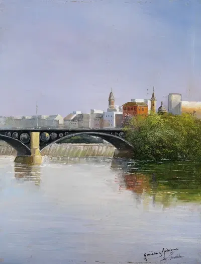 Мост в Севилье by Мануэль Гарсия и Родригес — digital art print download