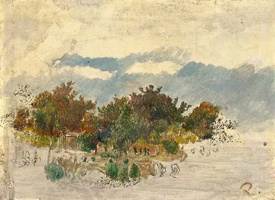Paysage by Pierre-Auguste Renoir, 1890 — digital art print download