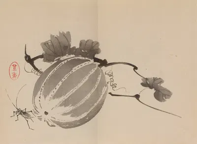 Keinen shūgajō Pl.54 by Имао Кейнин, 1906 — digital art print download