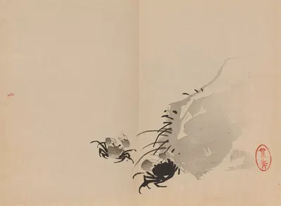 Keinen shūgajō Pl.55 by Imao Keinen, 1906 — digital art print download