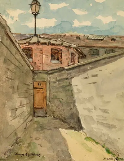 Тюрьма Мазас, 12-й округ, 15 июля 1871 года by Арман Готье, 1871 — digital art print download