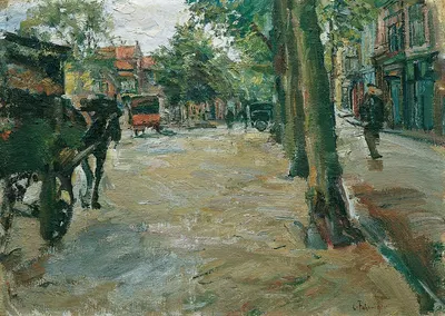 Улица в Хорне by Карл Фарингер, 1920 — digital art print download