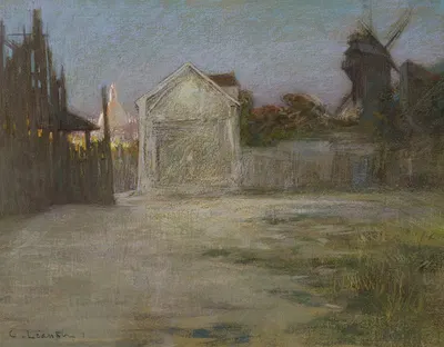 Старая ферма мельницы Галетт by Шарль-Люсьен Леандр — digital art print download